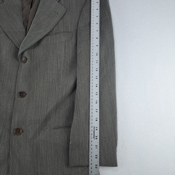 Hugo Boss Einstein‎ Omega Mens 46 Actual 42 Brown 85% Wool 15% Nylon Made in USA - Picture 12 of 15